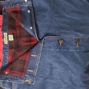 Eddie Bauer Lined Denim Skirt 16.